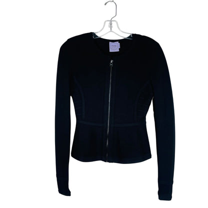 L/S Zip Front Knit