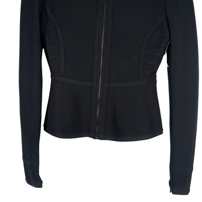 L/S Zip Front Knit