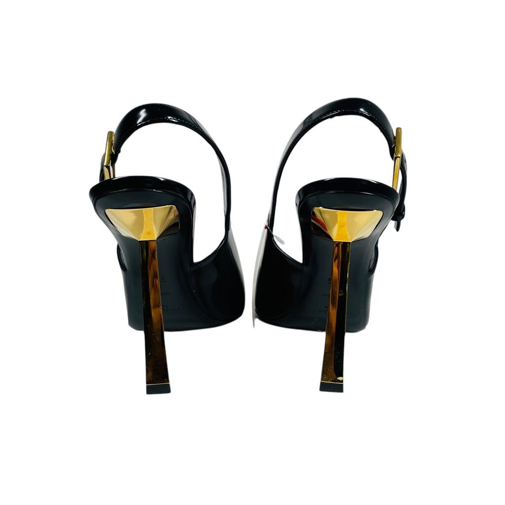 Leather Slingback Heels