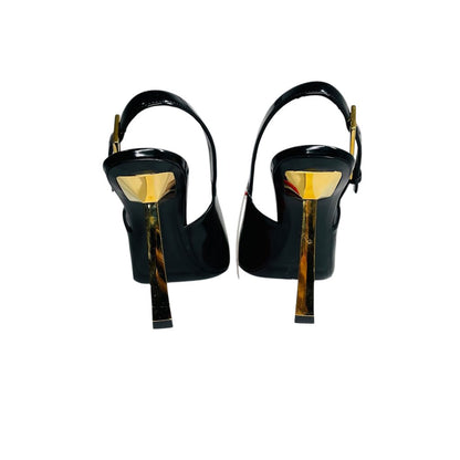 Leather Slingback Heels