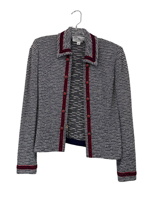 Stripe Button Front Knit