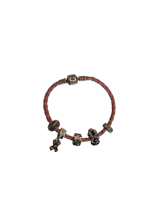 Leather Braided w/ charms