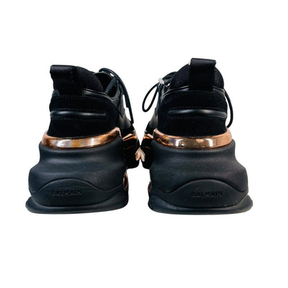 Rubber/Suede Platform Sneaker