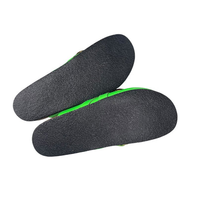 Leather Clog W/Copper Buckle