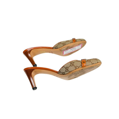 Logo W/Buckle Mule