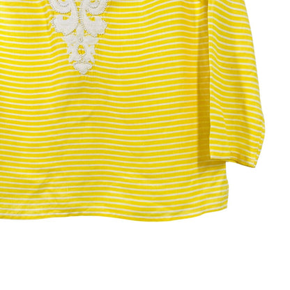 Linen Stripe W/Embro
