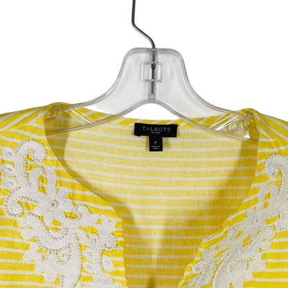 Linen Stripe W/Embro