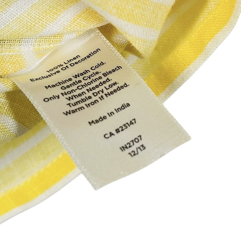 Linen Stripe W/Embro