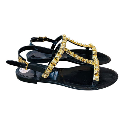 Flat Gold Studded Jelly