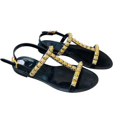 Flat Gold Studded Jelly