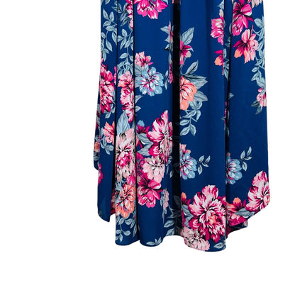 Floral Hi Low Smocked
