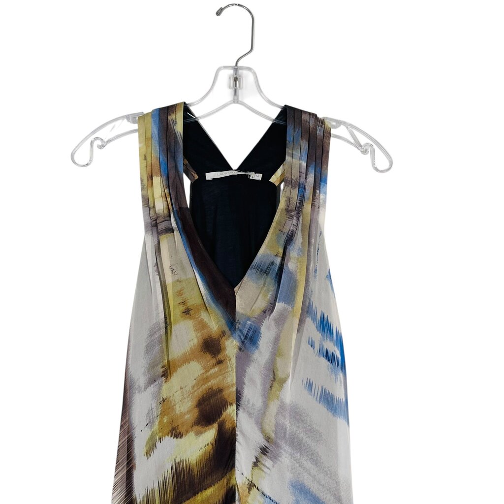 Printed Chiffon Over Slip
