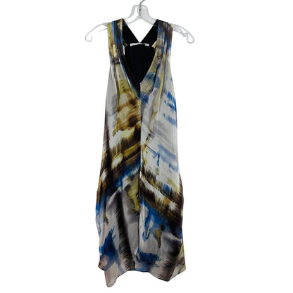 Printed Chiffon Over Slip