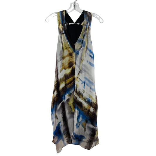 Printed Chiffon Over Slip