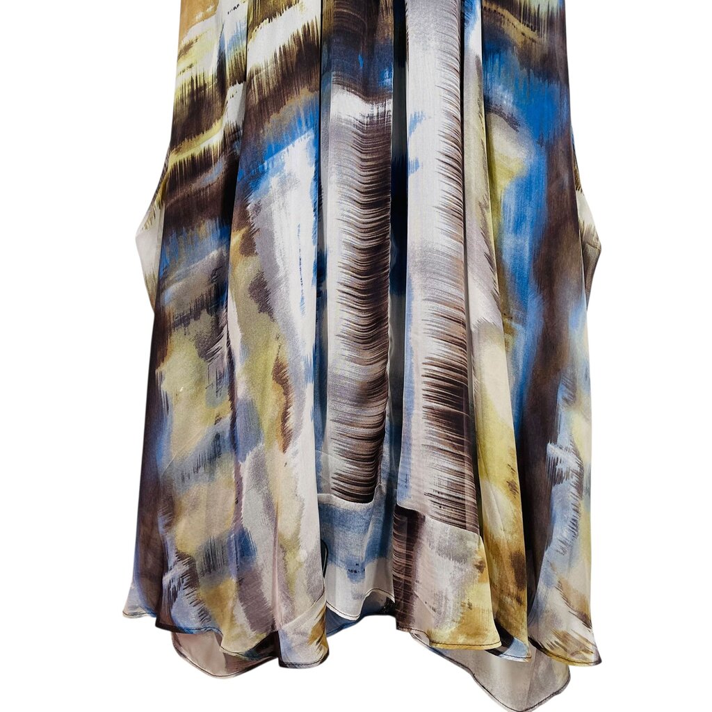 Printed Chiffon Over Slip