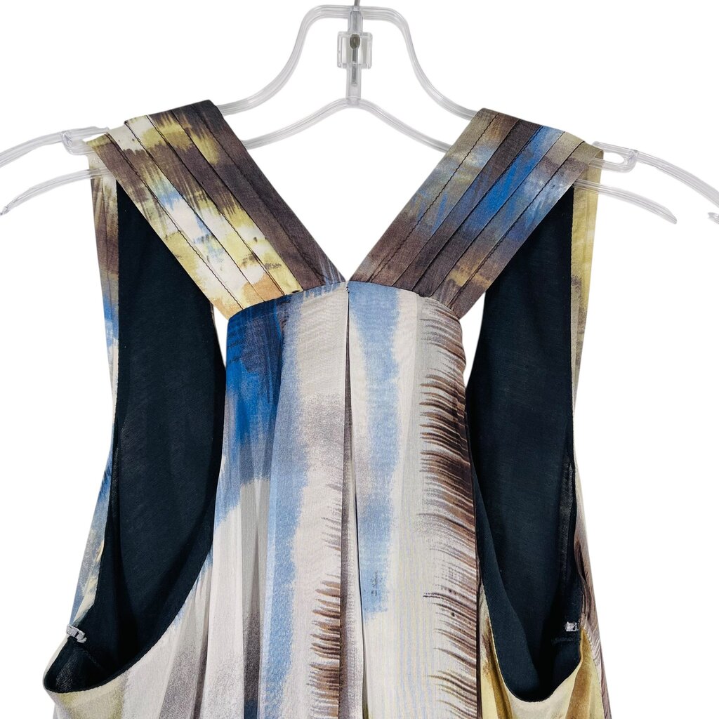 Printed Chiffon Over Slip