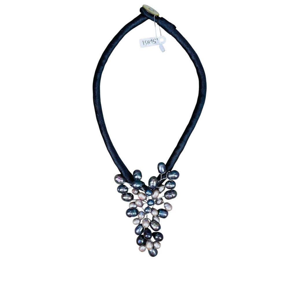 Pearl Cluster On Cord