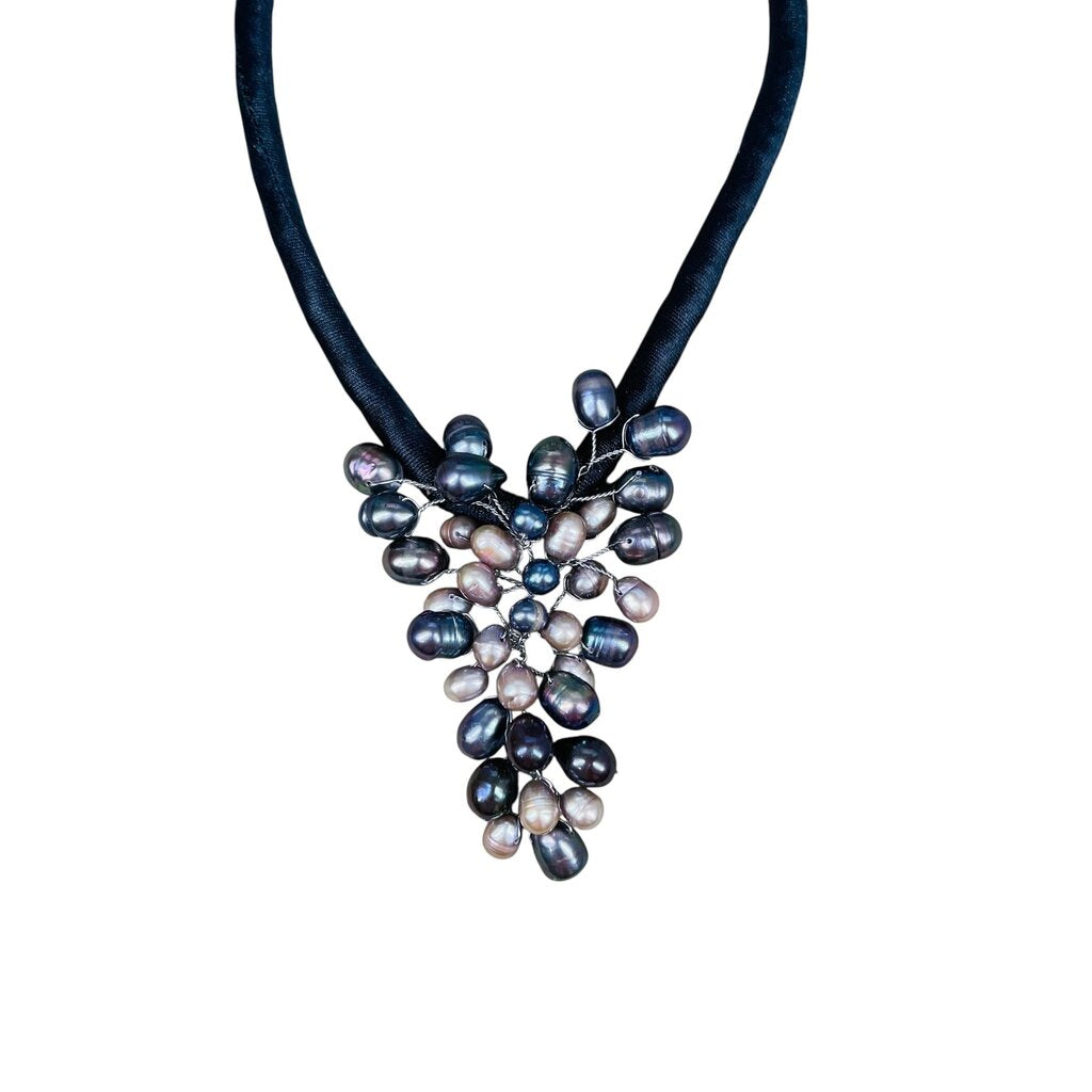 Pearl Cluster On Cord