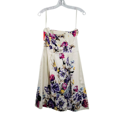 Floral Strapless