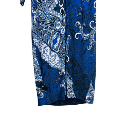 Paisley Print Ruched