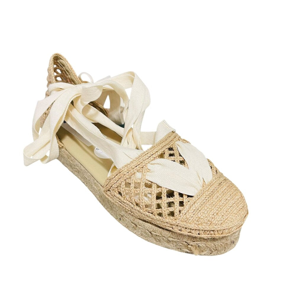 Jute Espadrille W/Ankle Tie