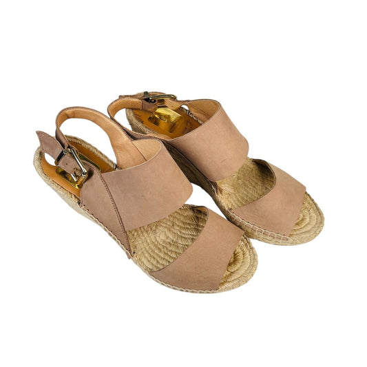 Straw Wedge 2 Strap Sandal