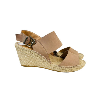 Straw Wedge 2 Strap Sandal