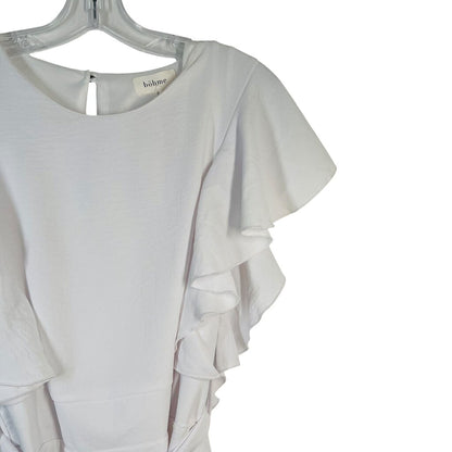 Slvs W/Ruffles Midi
