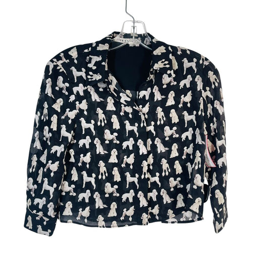 Poodle Crop Blouse