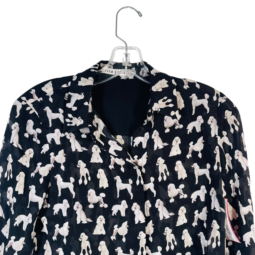 Poodle Crop Blouse
