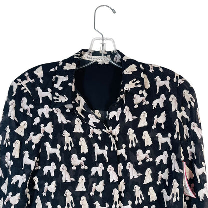 Poodle Crop Blouse