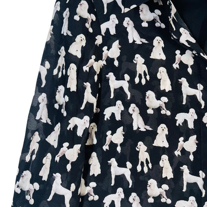 Poodle Crop Blouse