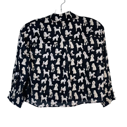 Poodle Crop Blouse