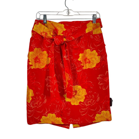 Floral Jacquard Self Belt