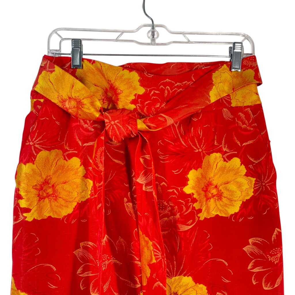 Floral Jacquard Self Belt