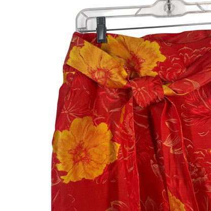 Floral Jacquard Self Belt