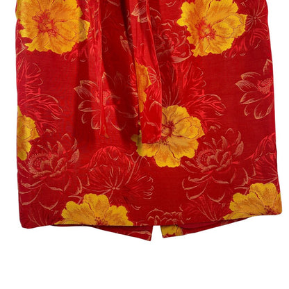 Floral Jacquard Self Belt