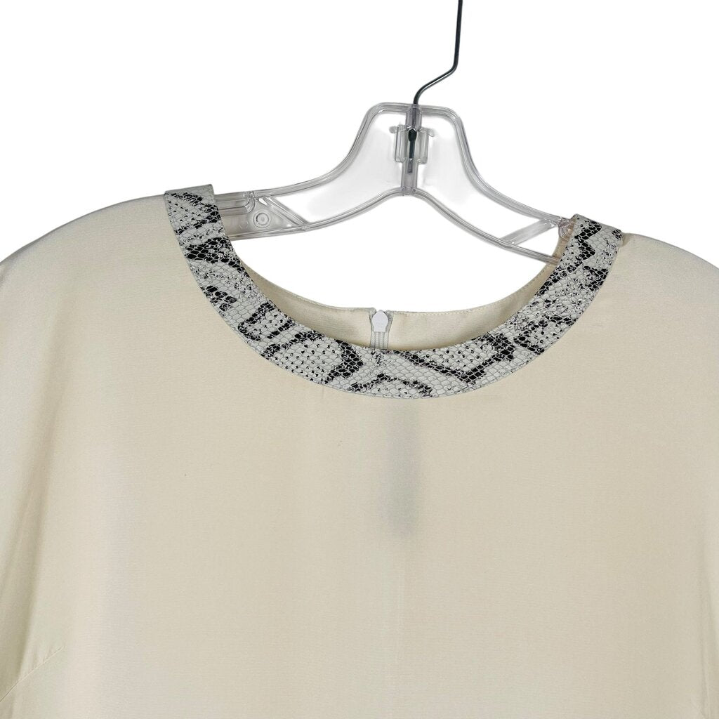 Reptile Trim Blouse
