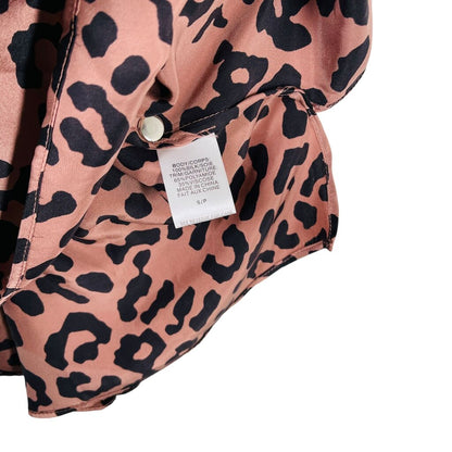 Animal Print Cami Lace Trim