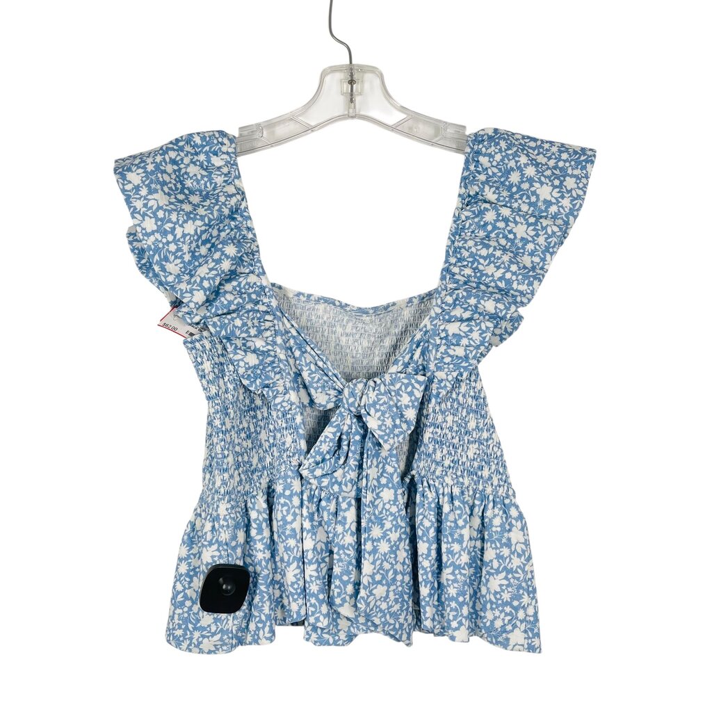Floral Smocked Tie Back