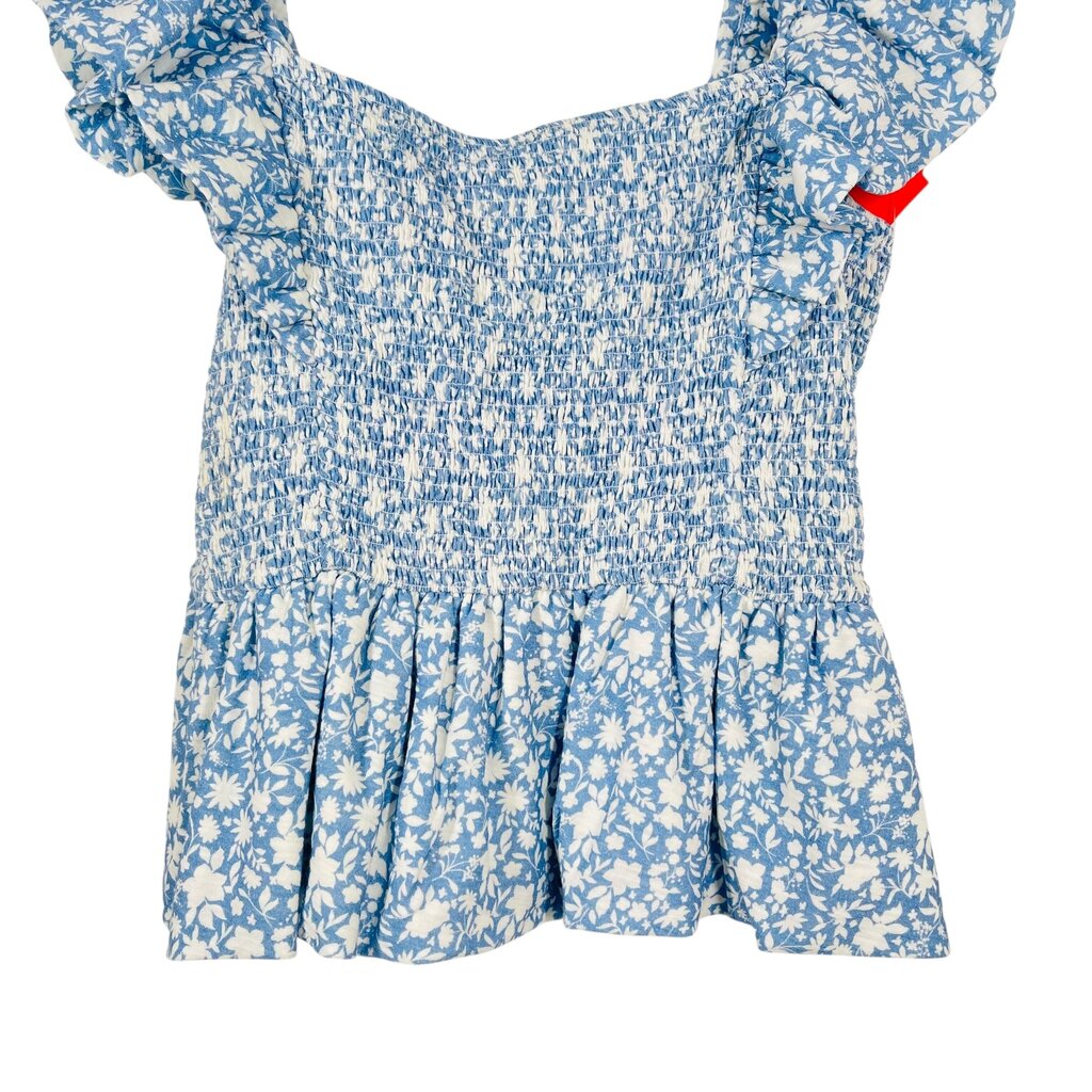 Floral Smocked Tie Back