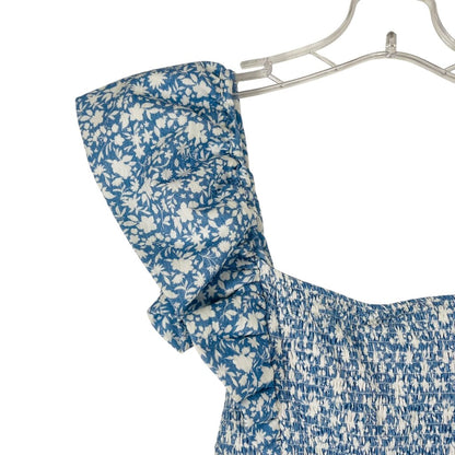 Floral Smocked Tie Back