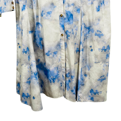 Stripe/Print Shirtwaist