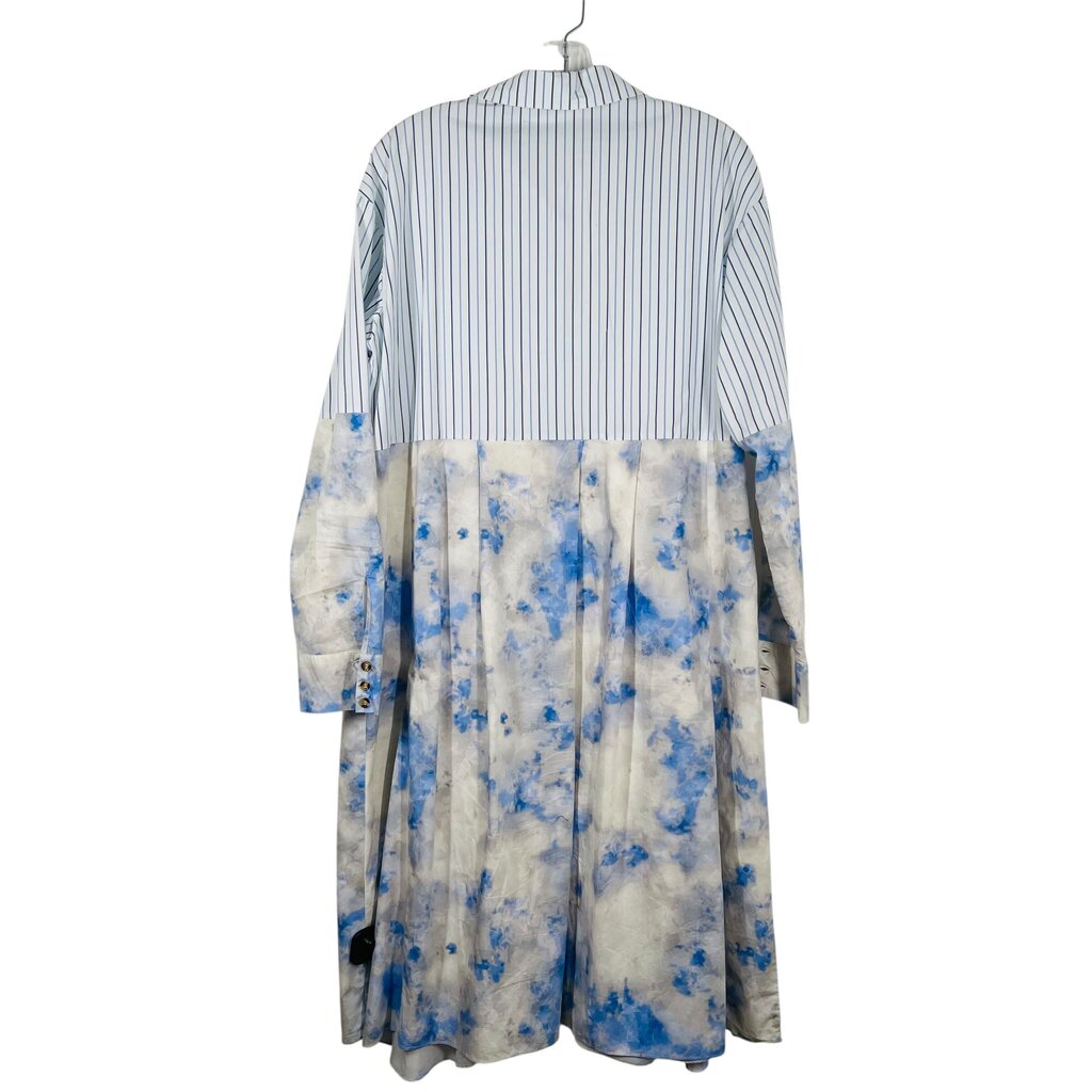 Stripe/Print Shirtwaist