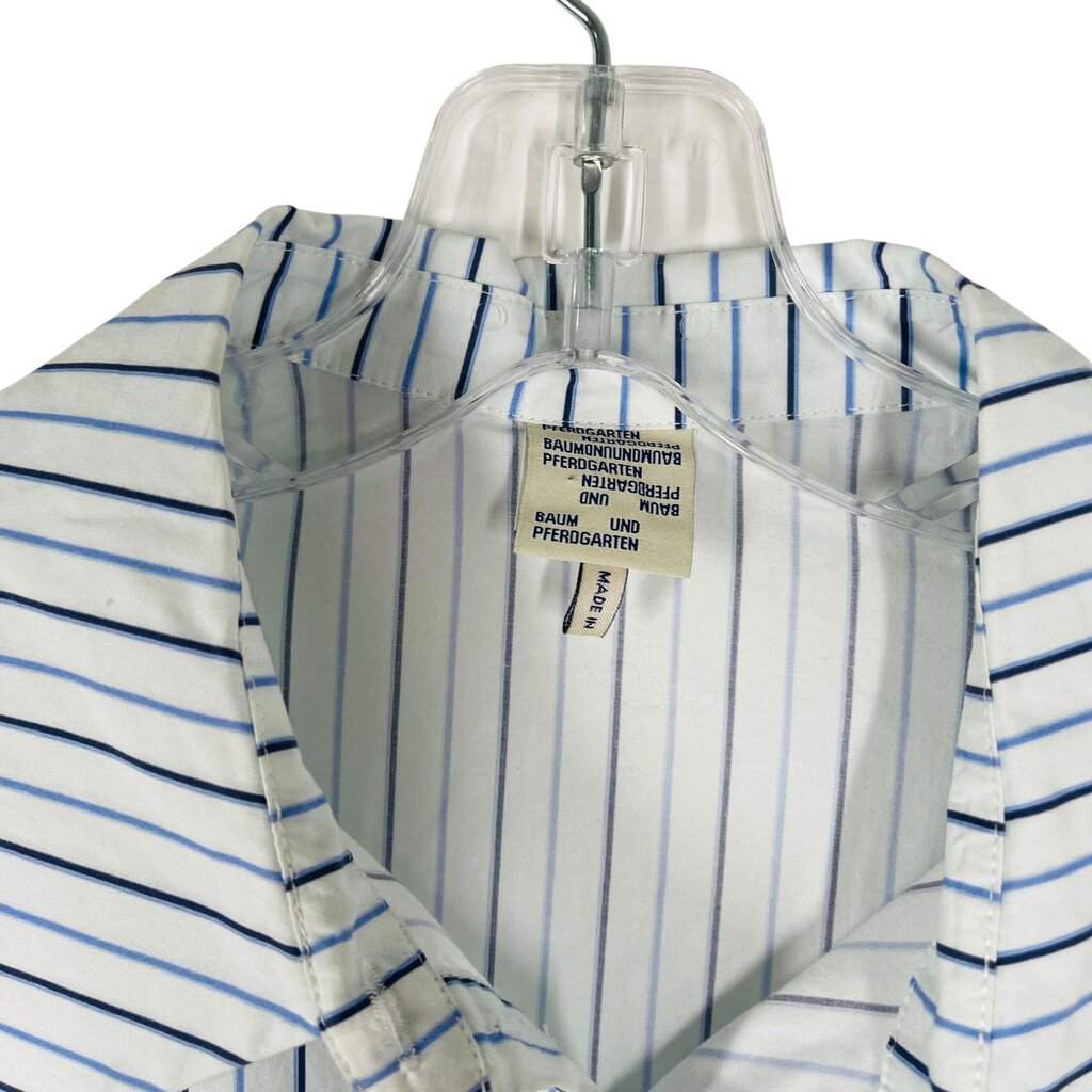 Stripe/Print Shirtwaist