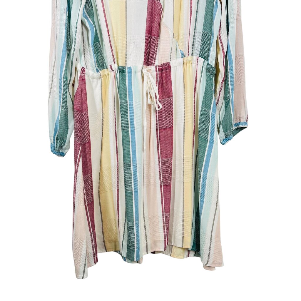 Stripe Drawstring Waist