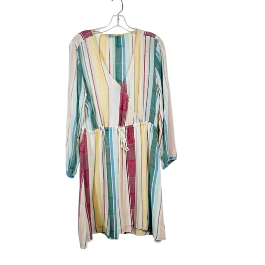 Stripe Drawstring Waist