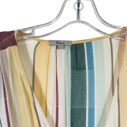 Stripe Drawstring Waist
