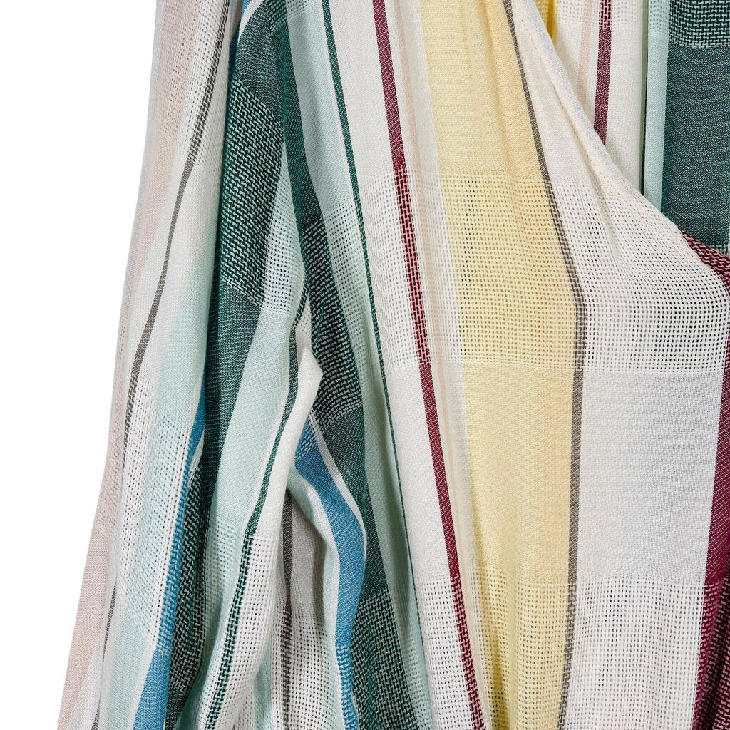 Stripe Drawstring Waist