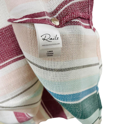 Stripe Drawstring Waist